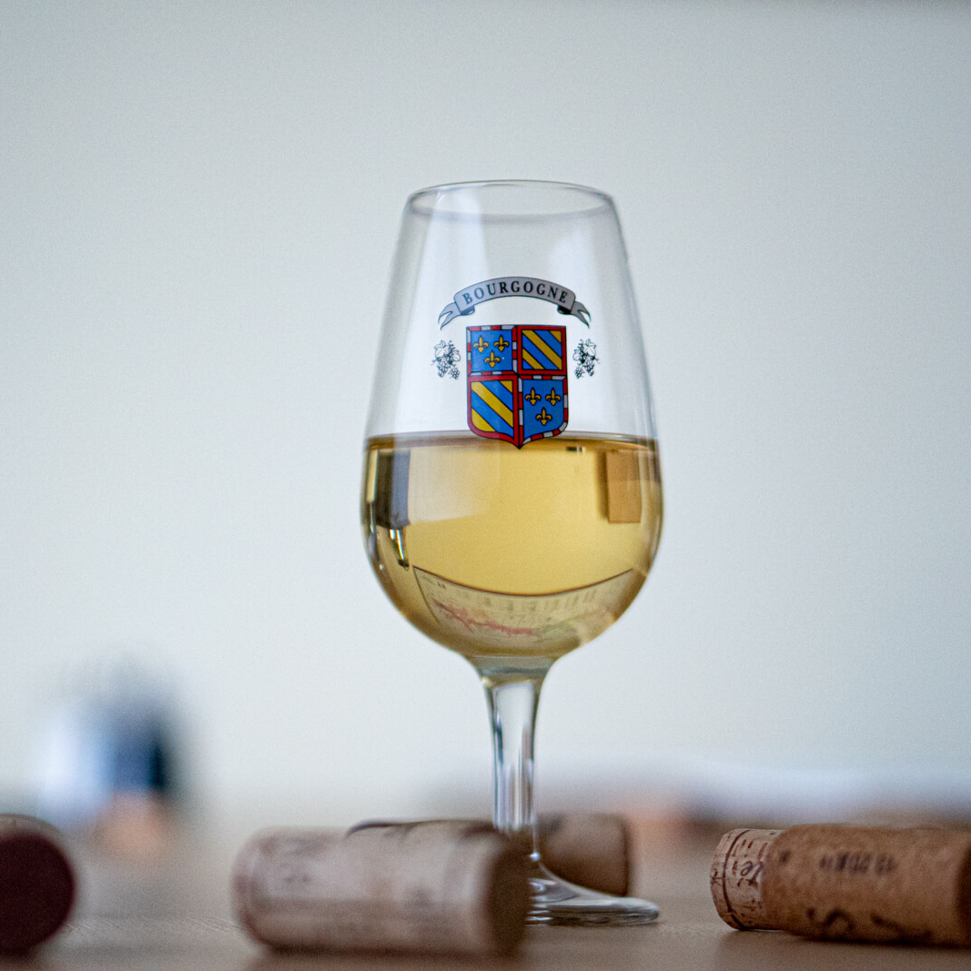 Verre marqué logo Bourgogne