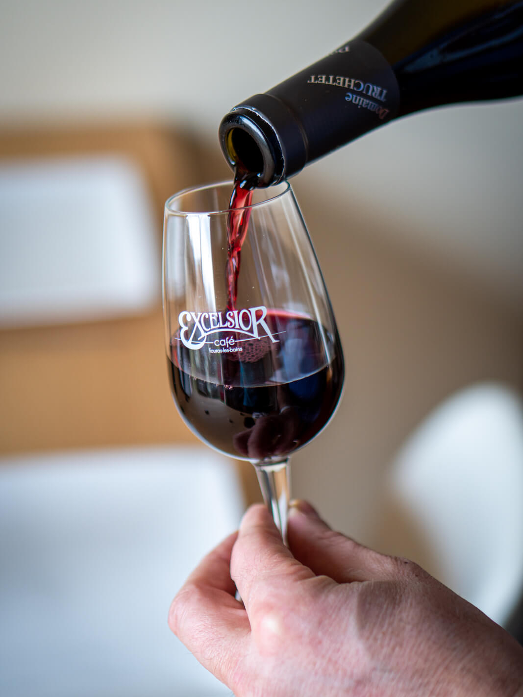 Verre personnalisé avec logo excelsior